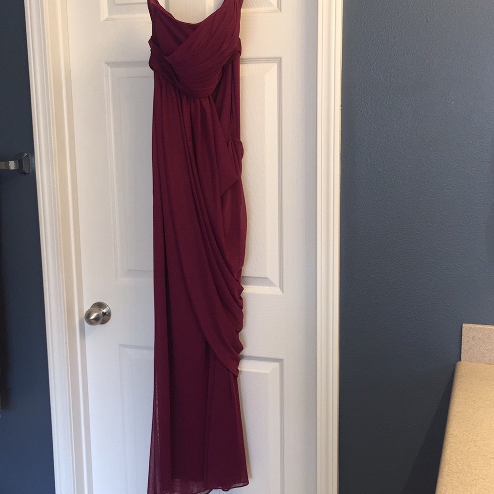 David’s bridal bridesmaid dress